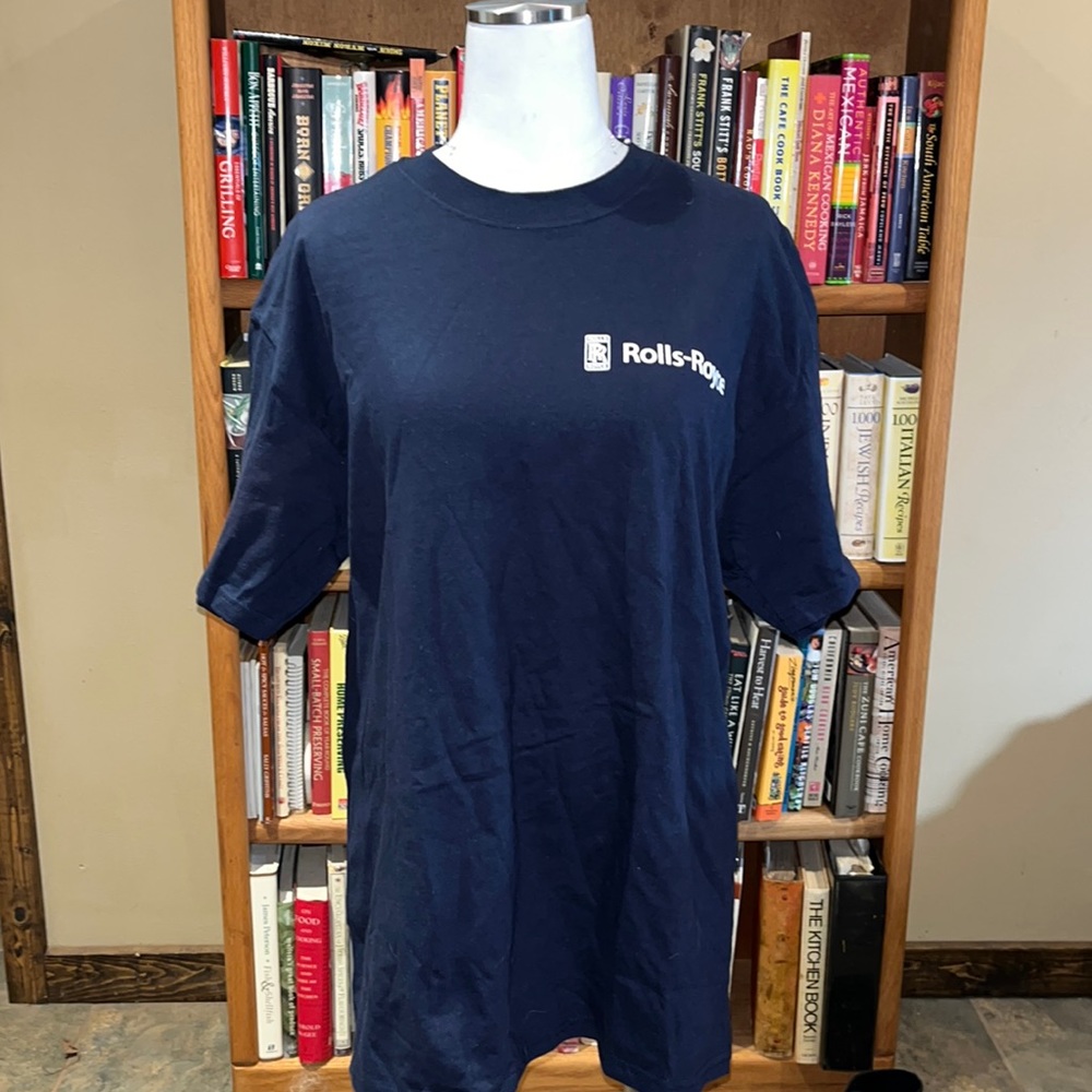 Rolls Royce navy long tshirt